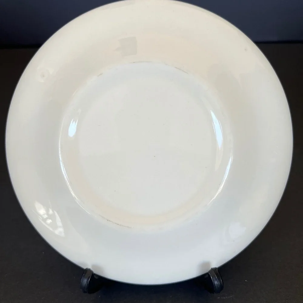 Vintage Royal China Inc Spinning Wheel Plates Set of 2 Small 1960s Ironstone